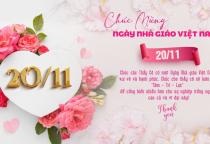 DÊ NÚI ĐÔI XIN KÍNH CHÚC MỪNG NGÀY NHÀ GIÁO VIỆT NAM 20/11 