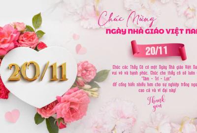 DÊ NÚI ĐÔI XIN KÍNH CHÚC MỪNG NGÀY NHÀ GIÁO VIỆT NAM 20/11 